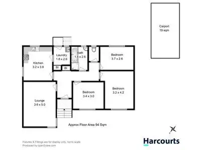 Floorplan of Homely house listing, 3 Sophia Street, Kempton TAS 7030