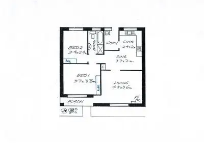 Floorplan of Homely unit listing, 5/1 Dutton Avenue, Hectorville SA 5073