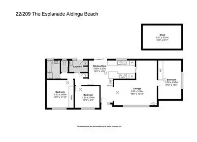 Floorplan of Homely house listing, 22/209 Esplanade, Aldinga Beach SA 5173