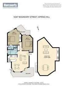 Floorplan of Homely unit listing, 5/247 Boundary Street, Spring Hill QLD 4000