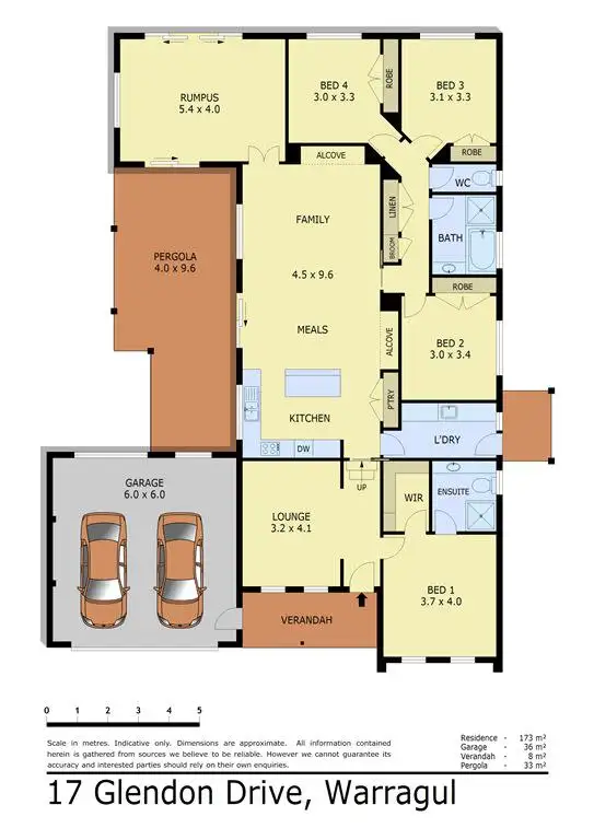 Floorplan of Homely house listing, 17 Glendon Drive, Warragul VIC 3820