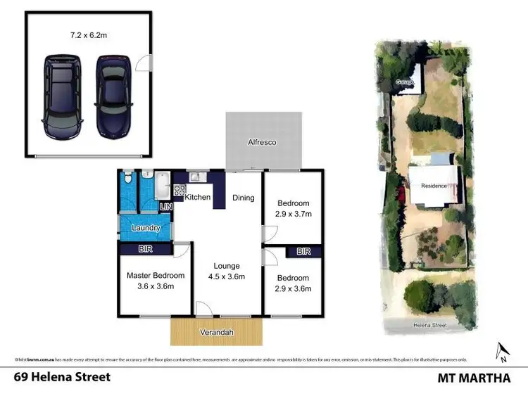 Floorplan of Homely house listing, 69 Helena Street, Mount Martha VIC 3934
