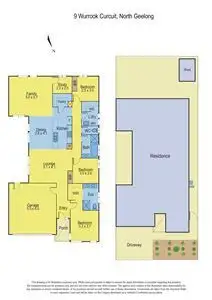 Floorplan of Homely house listing, 9 Wurrook Circuit, North Geelong VIC 3215