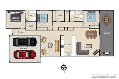 Floorplan of Homely house listing, 70 Bradford Drive, Cranbourne East VIC 3977