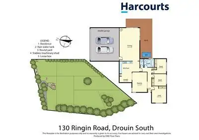 Floorplan of Homely rural property listing, 130 Ringin Road, Drouin VIC 3818