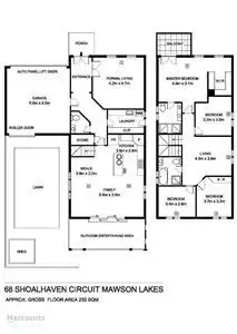 Floorplan of Homely house listing, 68 Shoalhaven Circuit, Mawson Lakes SA 5095