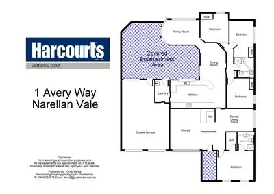 Floorplan of Homely house listing, 1 Avery Way, Narellan Vale NSW 2567