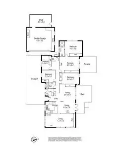 Floorplan of Homely house listing, 5 Coolomon Close, Wantirna South VIC 3152
