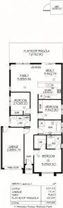 Floorplan of Homely flat listing, 11 Minindee Avenue, Andrews Farm SA 5114