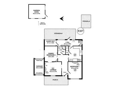 Floorplan of Homely house listing, 24 Arthur Street, Plympton Park SA 5038