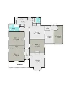Floorplan of Homely house listing, 613 Humffray Street South, Ballarat VIC 3350
