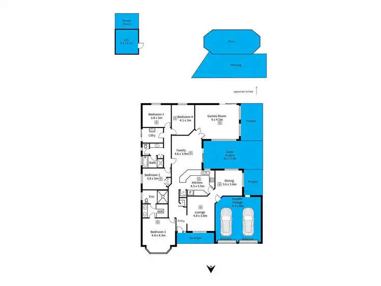 Floorplan of Homely house listing, 20 Equestrian Drive, Woodcroft SA 5162