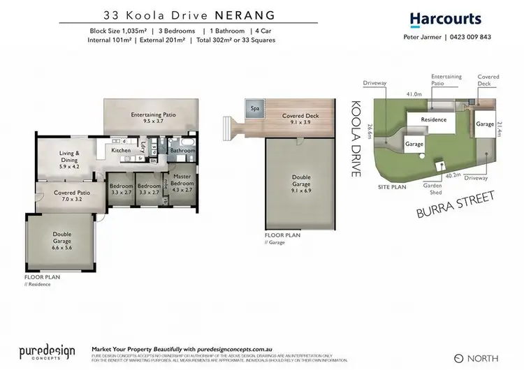 Floorplan of Homely house listing, 33 Koola Drive, Nerang QLD 4211