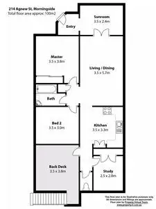 Floorplan of Homely house listing, 214 Agnew Street, Morningside QLD 4170