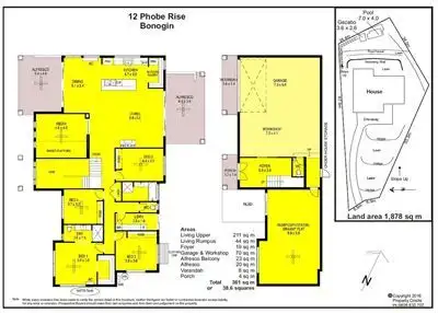 Floorplan of Homely house listing, 12 Phoebe Rise, Bonogin QLD 4213