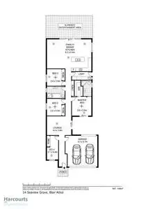 Floorplan of Homely house listing, 14 Seaview Grove, Blair Athol SA 5084