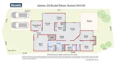 Floorplan of Homely house listing, 20A Burdett Retreat, Murdoch WA 6150