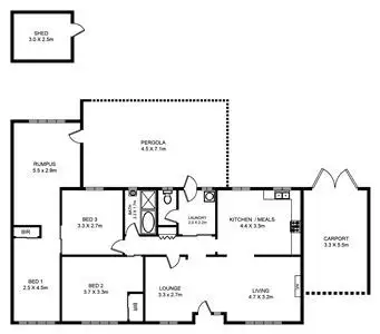Floorplan of Homely house listing, 25 Anselm Street, Christie Downs SA 5164