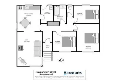 Floorplan of Homely house listing, 6 Amundsen Street, Ravenswood TAS 7250