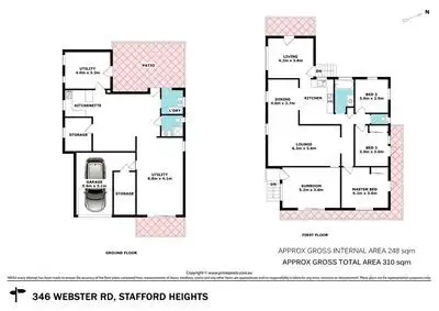 Floorplan of Homely house listing, 346 Webster Road, Stafford Heights QLD 4053