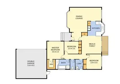 Floorplan of Homely unit listing, 2/15 Harcourt Road, Boronia VIC 3155