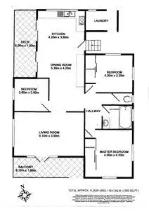 Floorplan of Homely house listing, 24 Belnoel Street, Wavell Heights QLD 4012