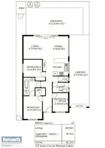 Floorplan of Homely house listing, 22 Innes Circuit, Mawson Lakes SA 5095