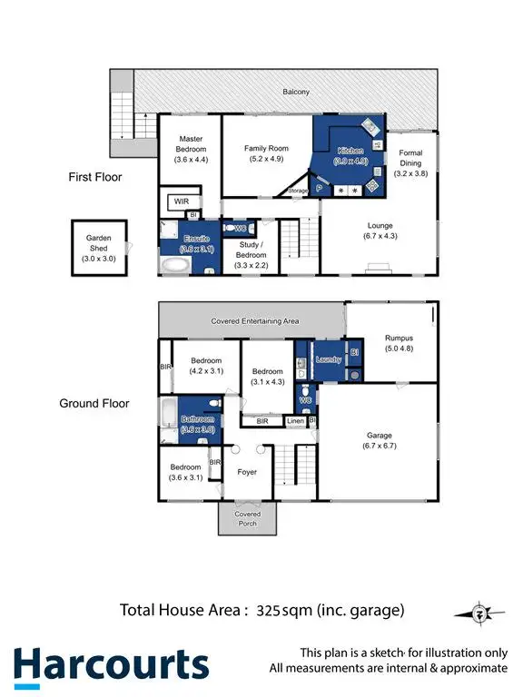 Floorplan of Homely house listing, 83 Burwood Drive, Blackmans Bay TAS 7052
