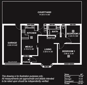 Floorplan of Homely unit listing, 3/9 Victoria Street, Klemzig SA 5087