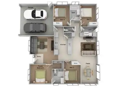 Floorplan of Homely house listing, 325 Hogans Rd, Tarneit VIC 3029