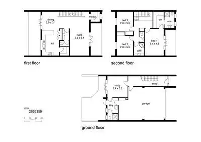 Floorplan of Homely townhouse listing, Address available on request