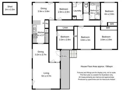 Floorplan of Homely house listing, 24 Correa Street, Howrah TAS 7018