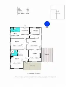 Floorplan of Homely house listing, 1 Light Street, Riverton SA 5412