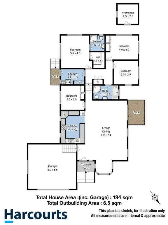 Floorplan of Homely house listing, 41 Malachi Drive, Kingston TAS 7050