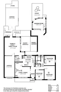 Floorplan of Homely house listing, 49 Cungena Avenue, Park Holme SA 5043