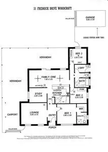 Floorplan of Homely house listing, 31 Fredrick Drive, Woodcroft SA 5162