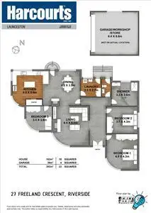 Floorplan of Homely house listing, 27 Freeland Crescent, Riverside TAS 7250