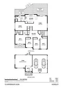 Floorplan of Homely house listing, 10 Kirriemuir Glen, Horsley NSW 2530