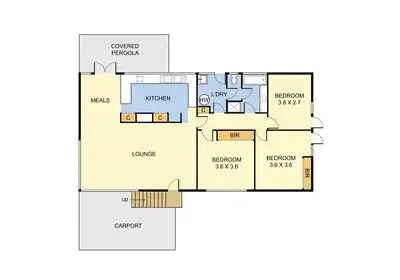 Floorplan of Homely house listing, 100 Gertonia Avenue, Boronia VIC 3155