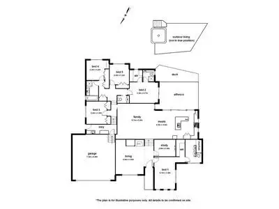 Floorplan of Homely house listing, 4 Partridge Court, Berwick VIC 3806