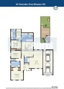 Floorplan of Homely house listing, 64 Chancellor Drive, Wheelers Hill VIC 3150