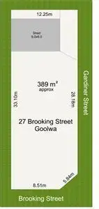 Floorplan of Homely land listing, 27 Brooking Street, Goolwa SA 5214