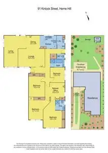 Floorplan of Homely house listing, 91 Kinlock Street, Bell Post Hill VIC 3215