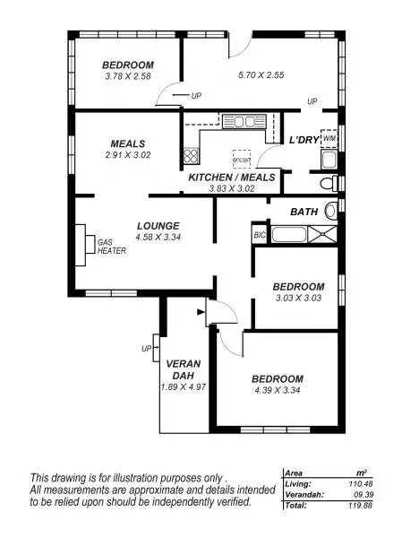 Floorplan of Homely house listing, 259 South Road, Renown Park SA 5008