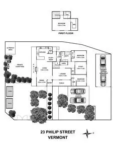 Floorplan of Homely house listing, 26 Philip Street, Vermont VIC 3133