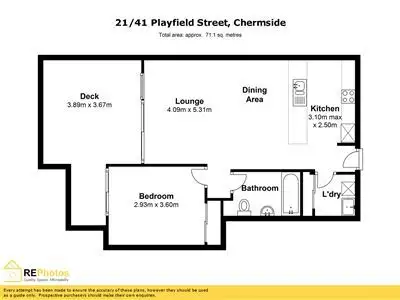 Floorplan of Homely apartment listing, 21/41 Playfield Street, Chermside QLD 4032