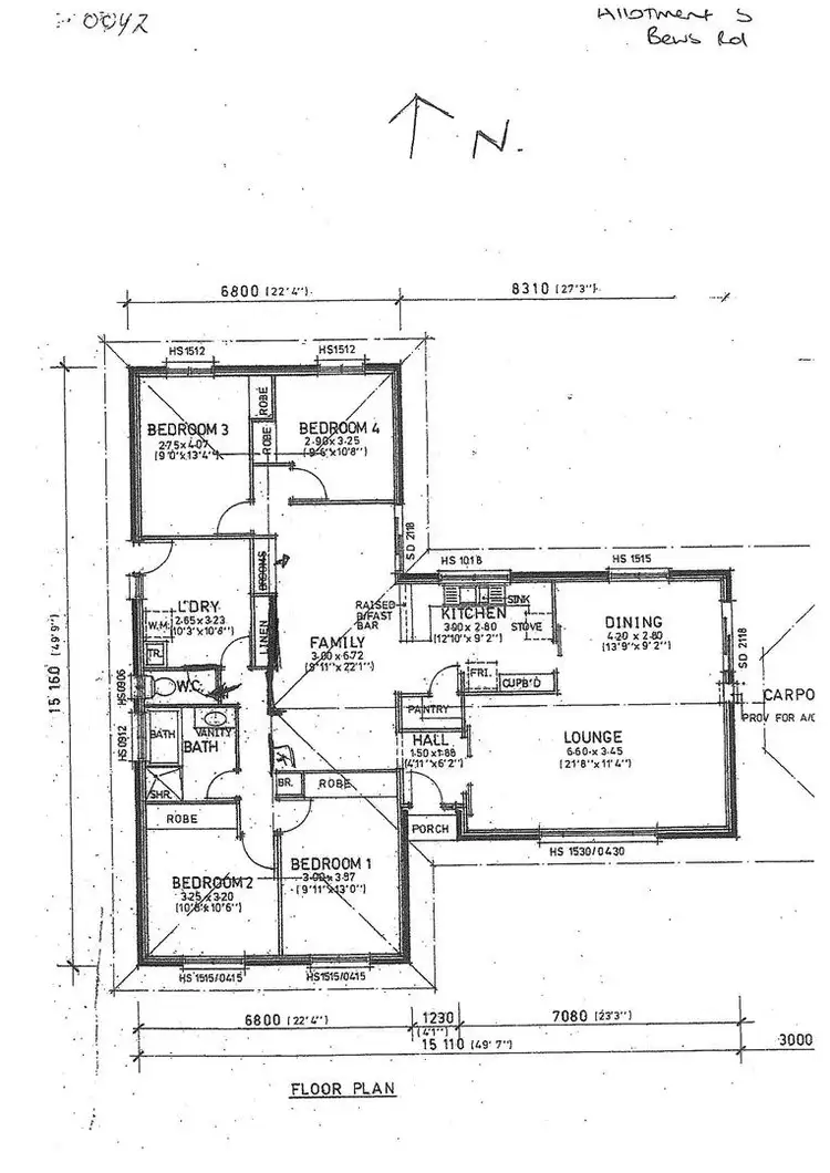 Floorplan of Homely house listing, 41 Ramke Road, Lameroo SA 5302