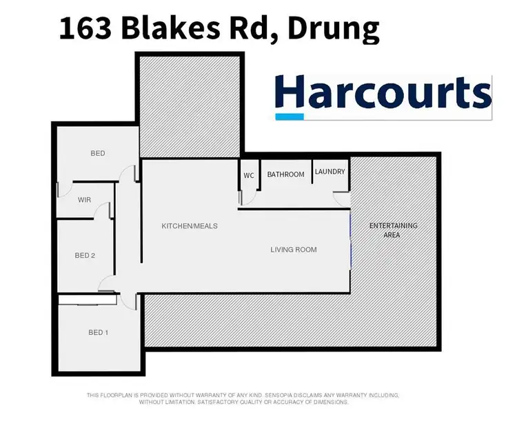 Floorplan of Homely rural property listing, 163 Blakes Road, Drung VIC 3401