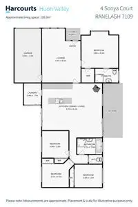 Floorplan of Homely house listing, 4 Sonya Court, Ranelagh TAS 7109
