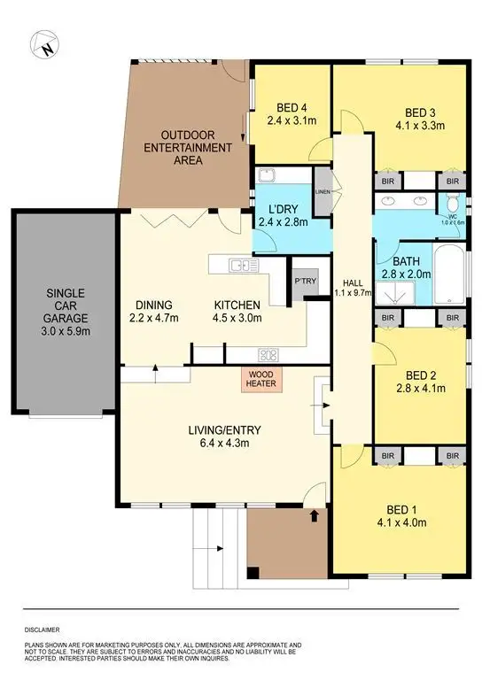 Floorplan of Homely house listing, 31 Jory Street, Creswick VIC 3363
